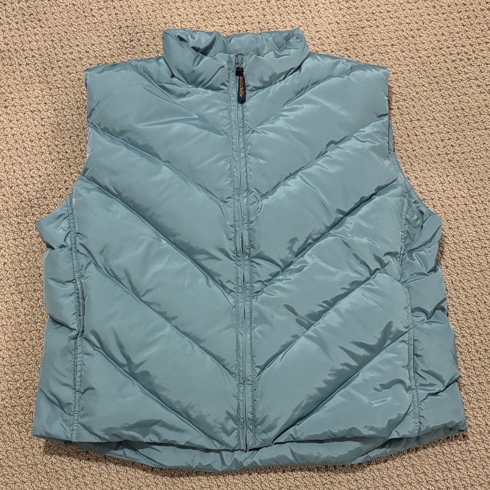 Woolrich Duck Down Women’s Puffer Light Blue Vest